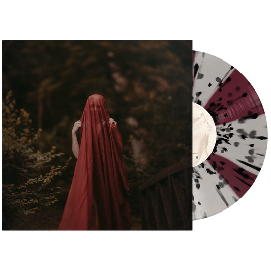 Bad Omens Bad Omens limited edition burgundy cornetto + splatter vinyl LP mockup with cover