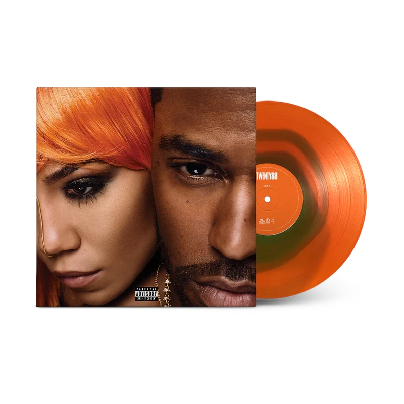 Twenty88 self-titled 10th anniversary limited edition orange swirl vinyl LP mockup
