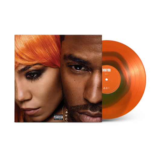 Twenty88 self-titled 10th anniversary limited edition orange swirl vinyl LP mockup