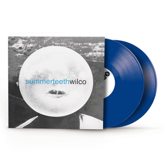 Wilco Summerteeth Limited Edition Blue Vinyl Record 2LP mockup