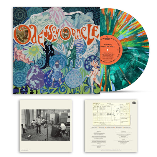 The Zombies Odessey And Oracle limited edition Mellotron splatter vinyl LP mockup